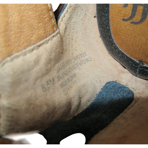 SOFFT Ilana Black Full Grain Leather Wedge Embellished Studded Back Zip Sandals - Picture 11 of 11